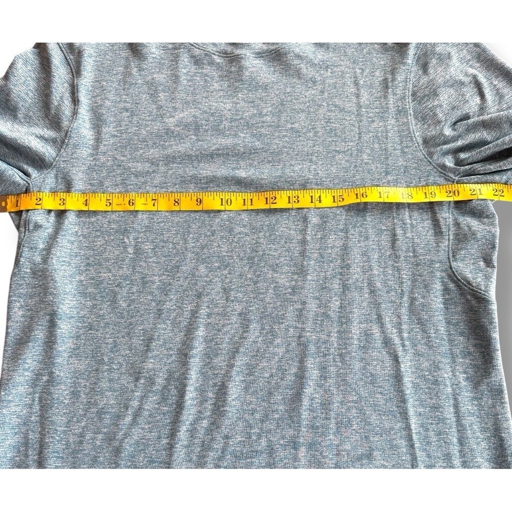 Lululemon Tee Shirt Blue Short Sleeve‎ Basic Drysense Athleisure Mens Large - Picture 4 of 6